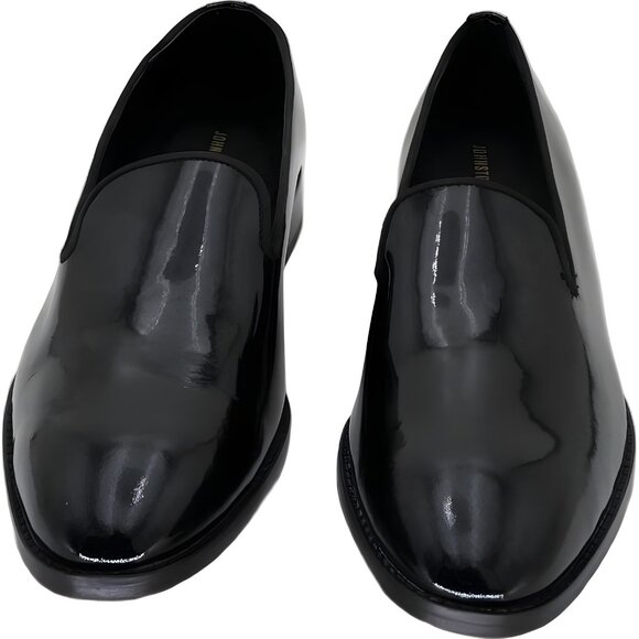 Johnston & Murphy Gavney Black Patent Slip-On Dress Loafers Men 10.5M main image 4